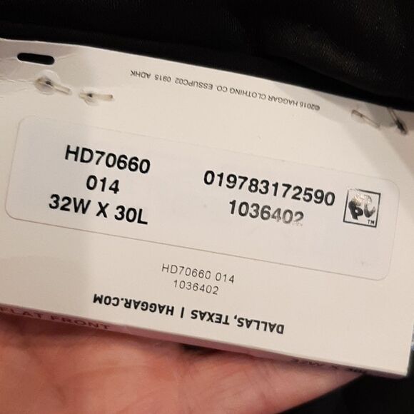 Haggar Straight Fit Charcoal Dress Pants NWT - Picture 8 of 11